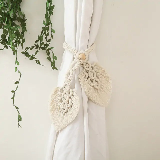 Macrame Room Decoration Curtain Tieback Rope