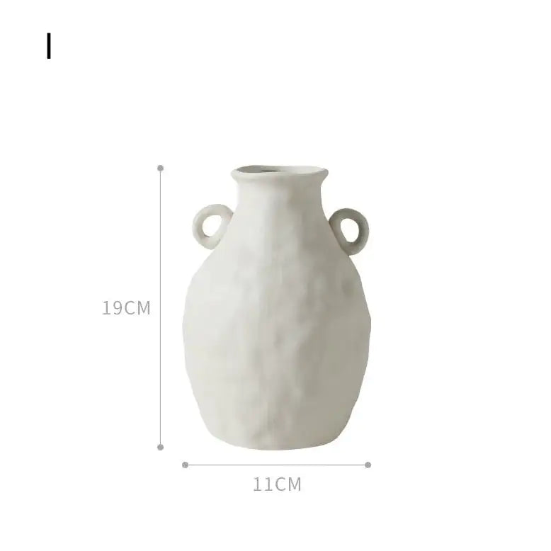 White Porcelain Vases