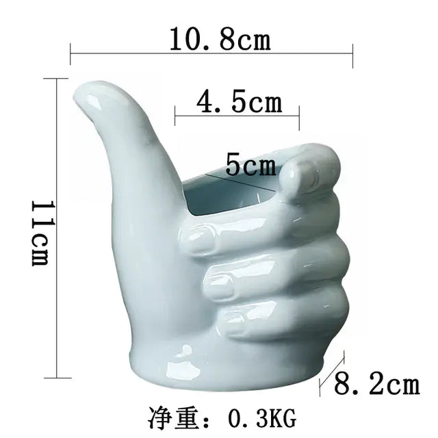 Finger Palm Vases