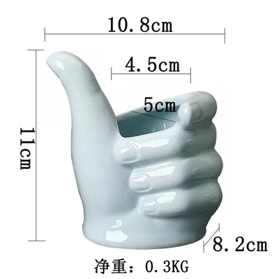 Finger Palm Vases