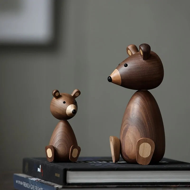 Little Bear Wood Ornaments