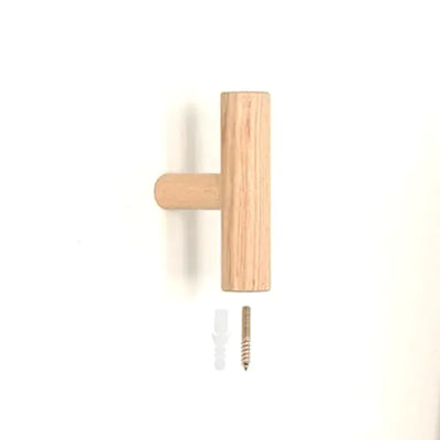 New Wood Hooks Hanger Wall Hanging Coat Hook Key Holder Hat