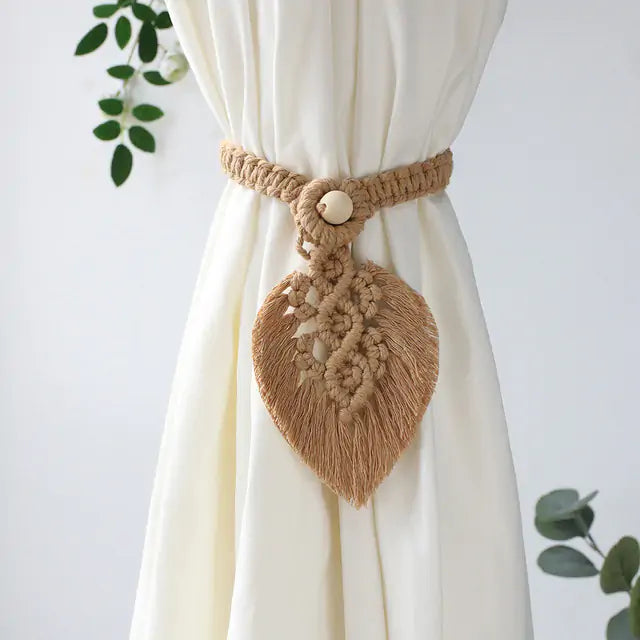 Macrame Room Decoration Curtain Tieback Rope