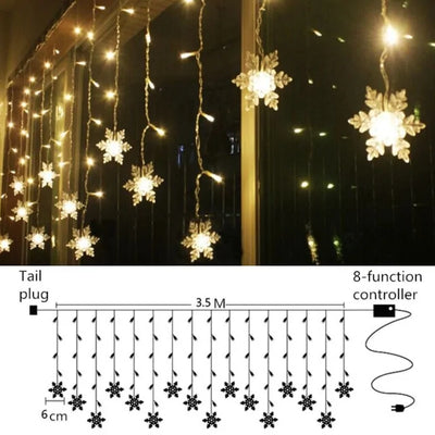 Curtain String Light Ball Santa Claus